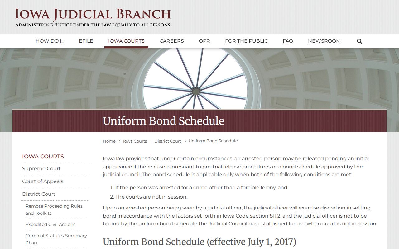 Calhoun County traffic warrant bond schedule limits